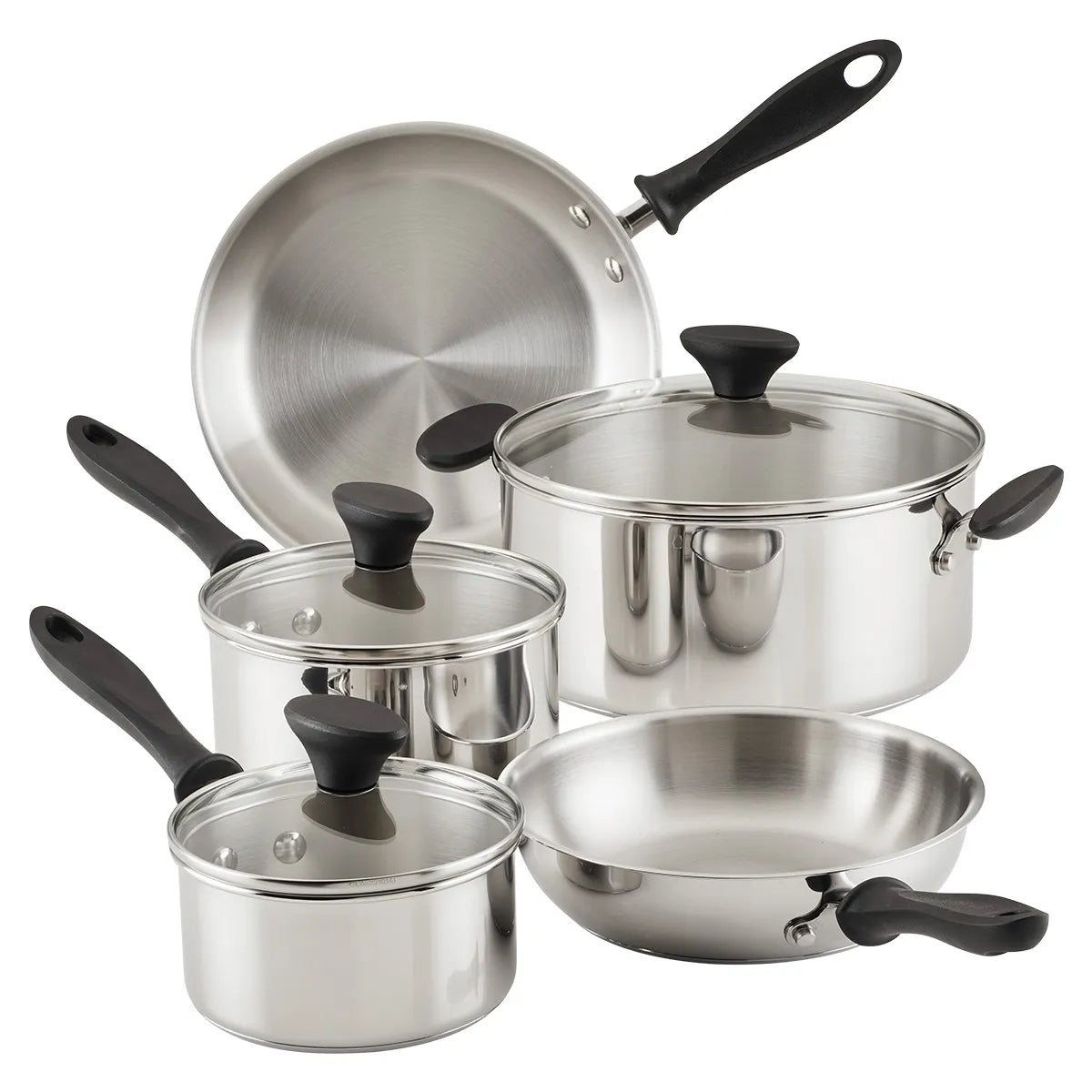 Bateria Acero Inoxidable FARBERWARE 12 Piezas