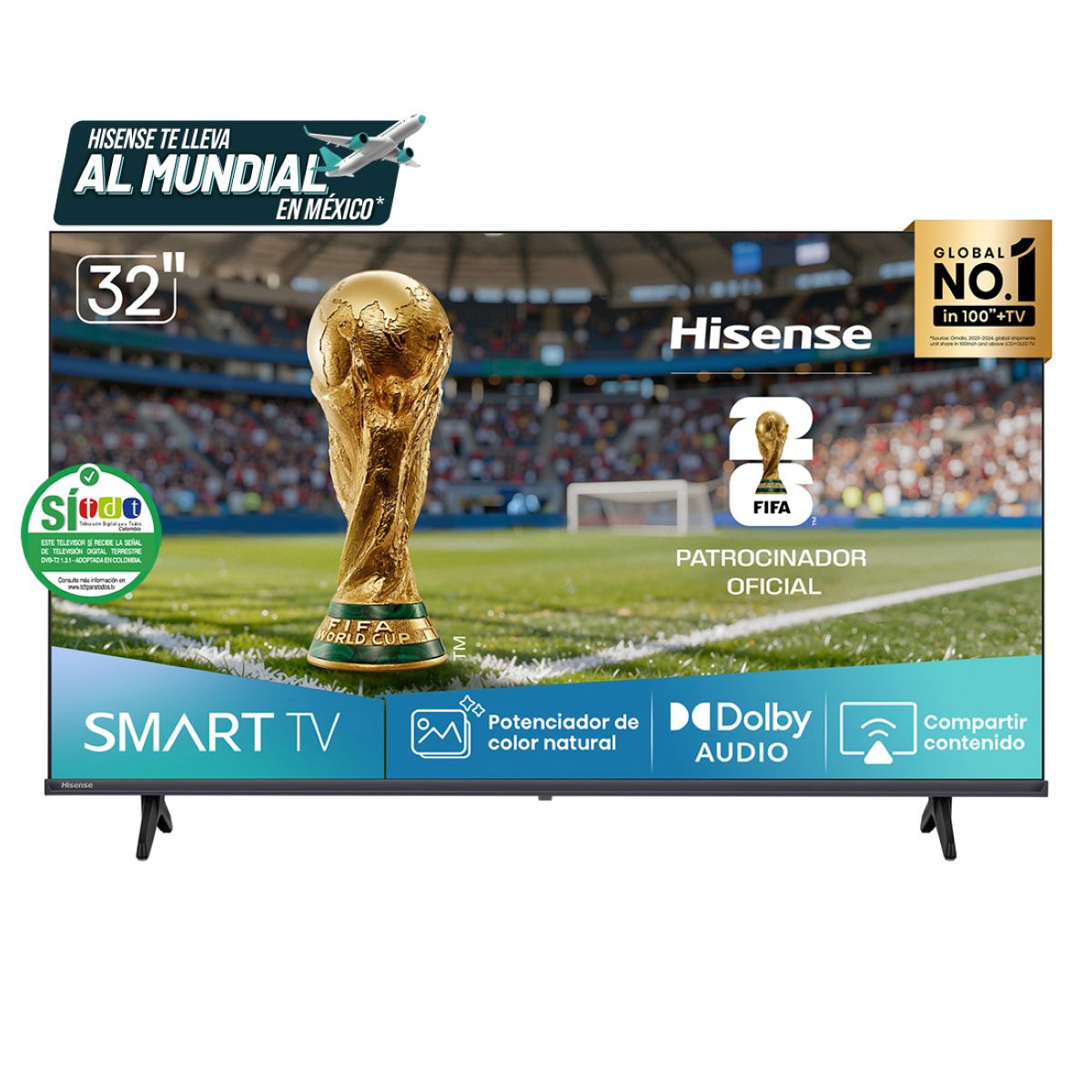 Televisor HISENSE 32" 32A4NV HD SMART TV