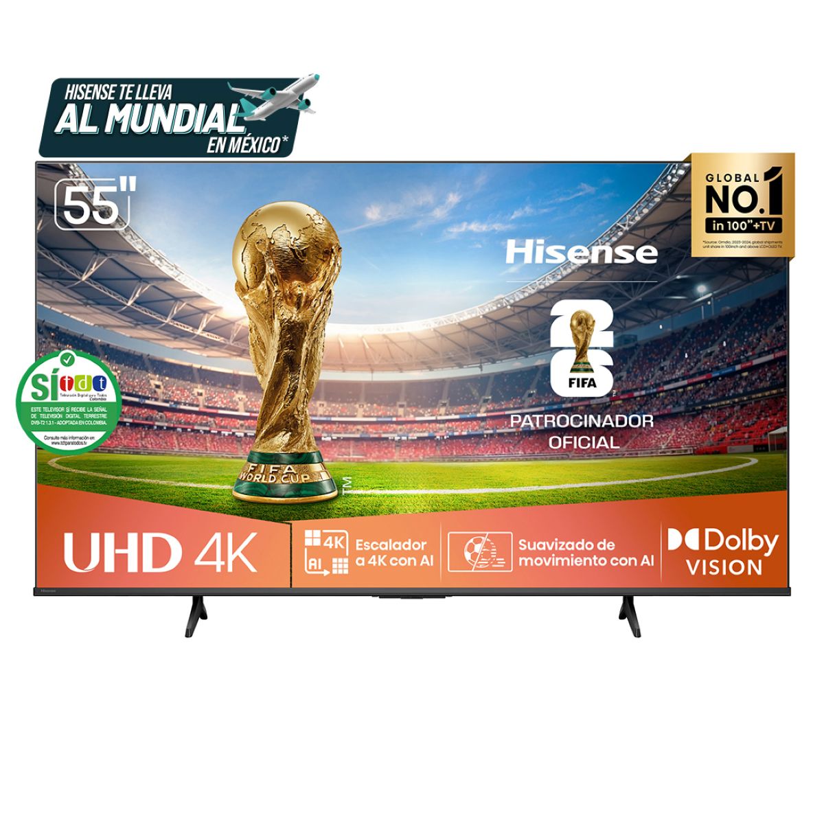 Televisor HISENSE 55" 55A6NV UHD 4K