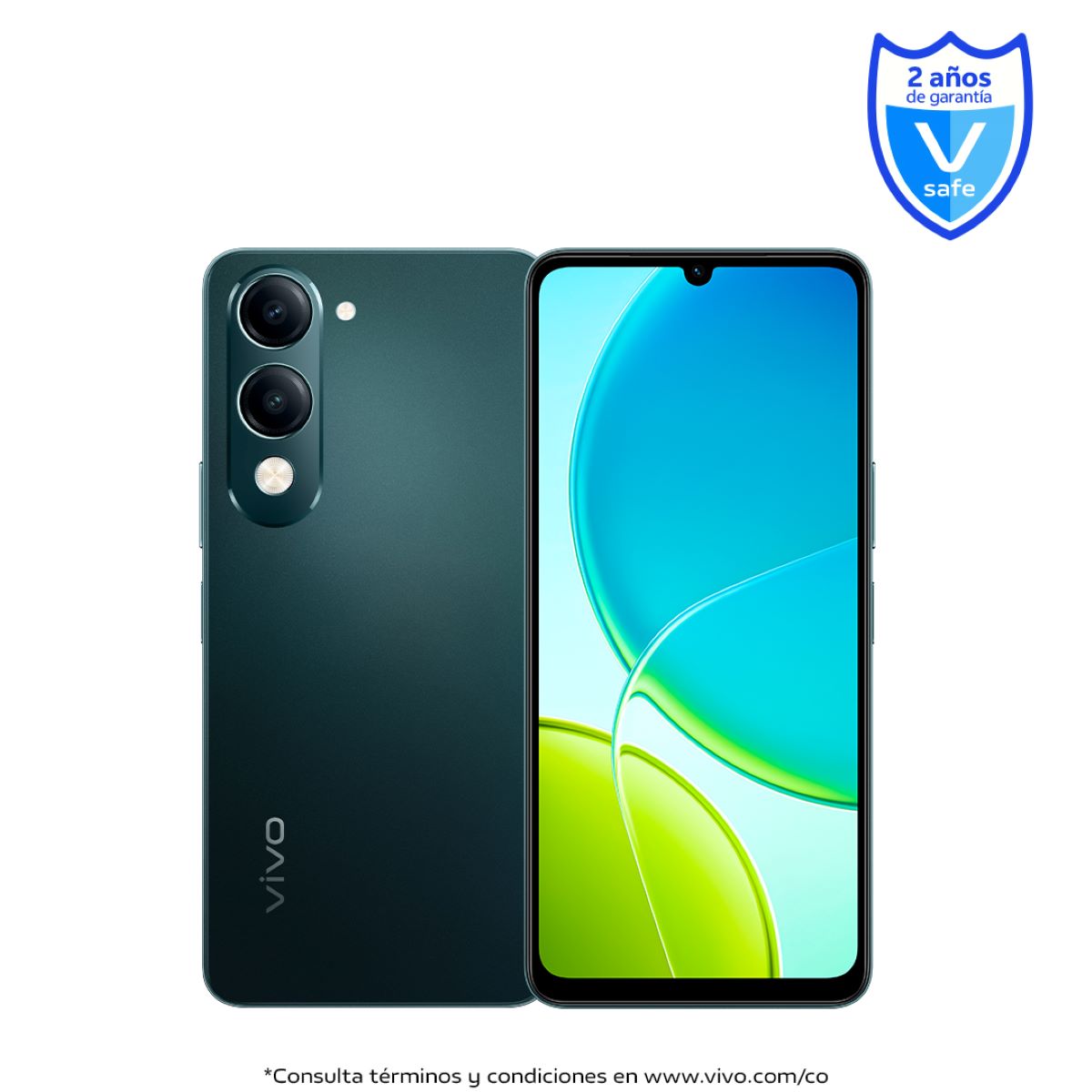 Celular VIVO Y04 128GB 4GB Negro