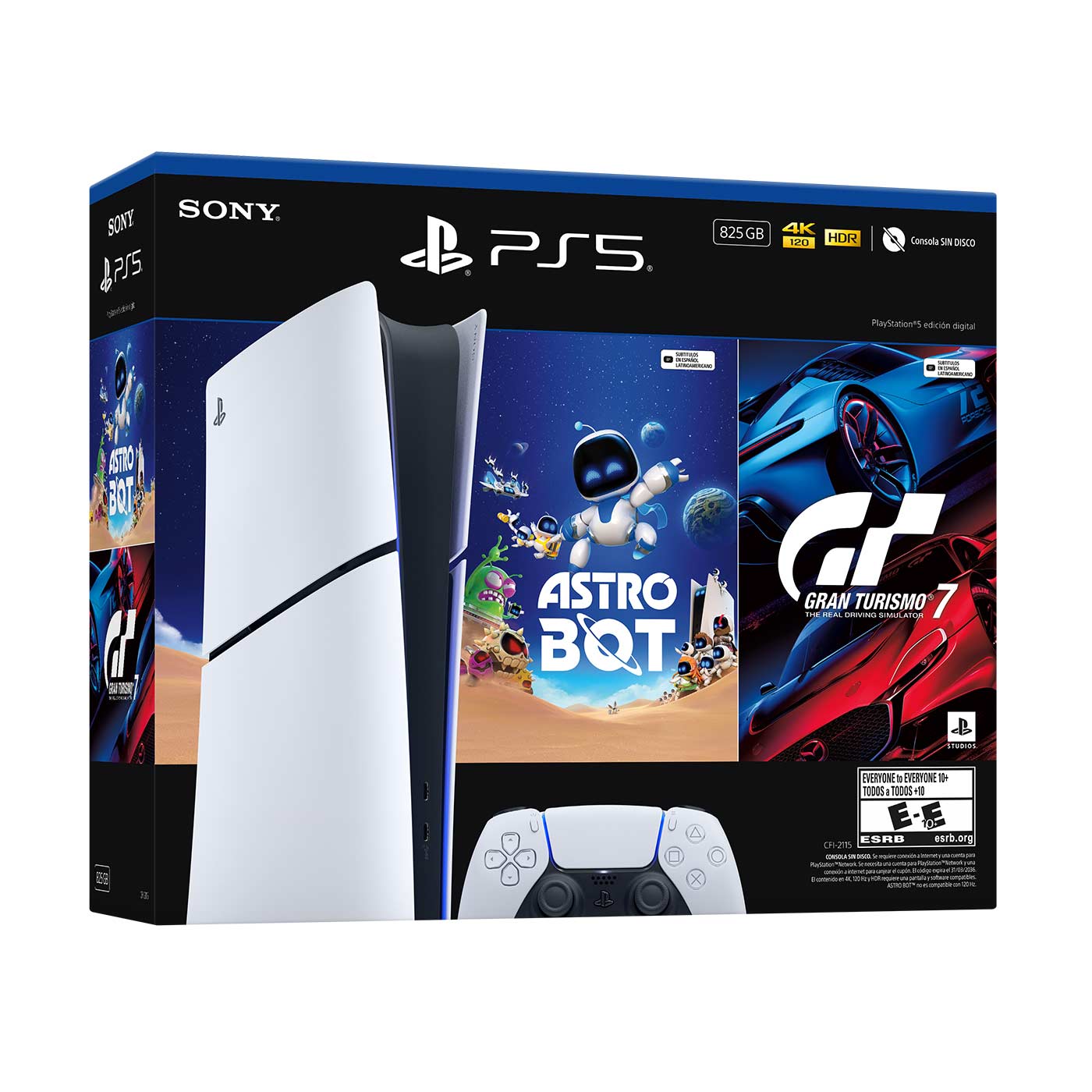 Consola PlayStation 5 Slim Digital 825GB + GT7