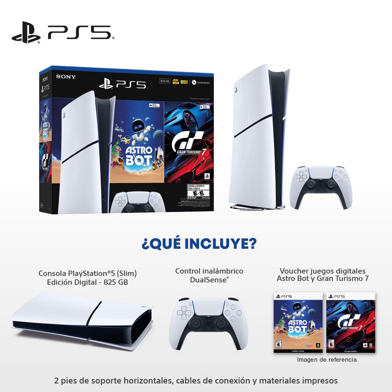 Consola PlayStation 5 Slim Digital 825GB + GT7