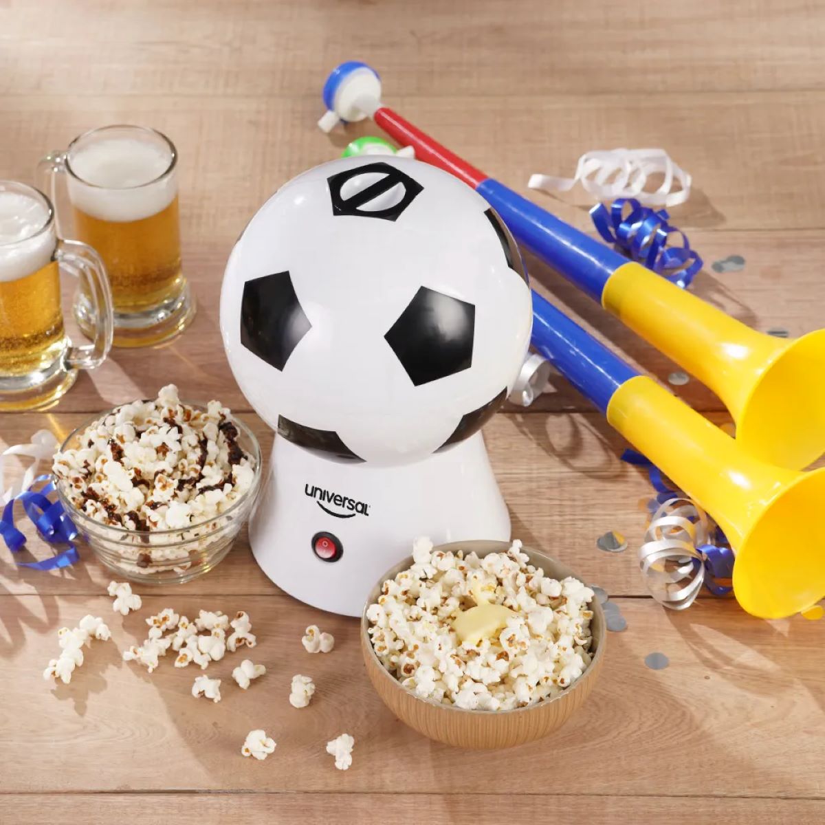 Crispetera UNIVERSAL Balon L52020 Cubierta 2 En 1 Sin Aceite