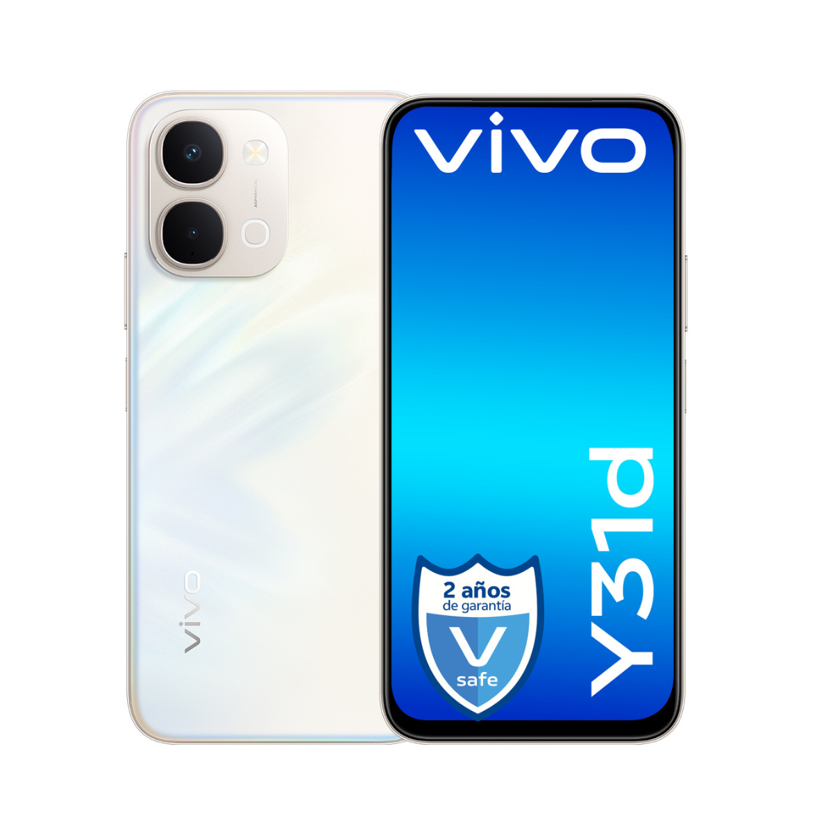 Celular VIVO Y31D 256GB 4GB RAM 4G Blanco