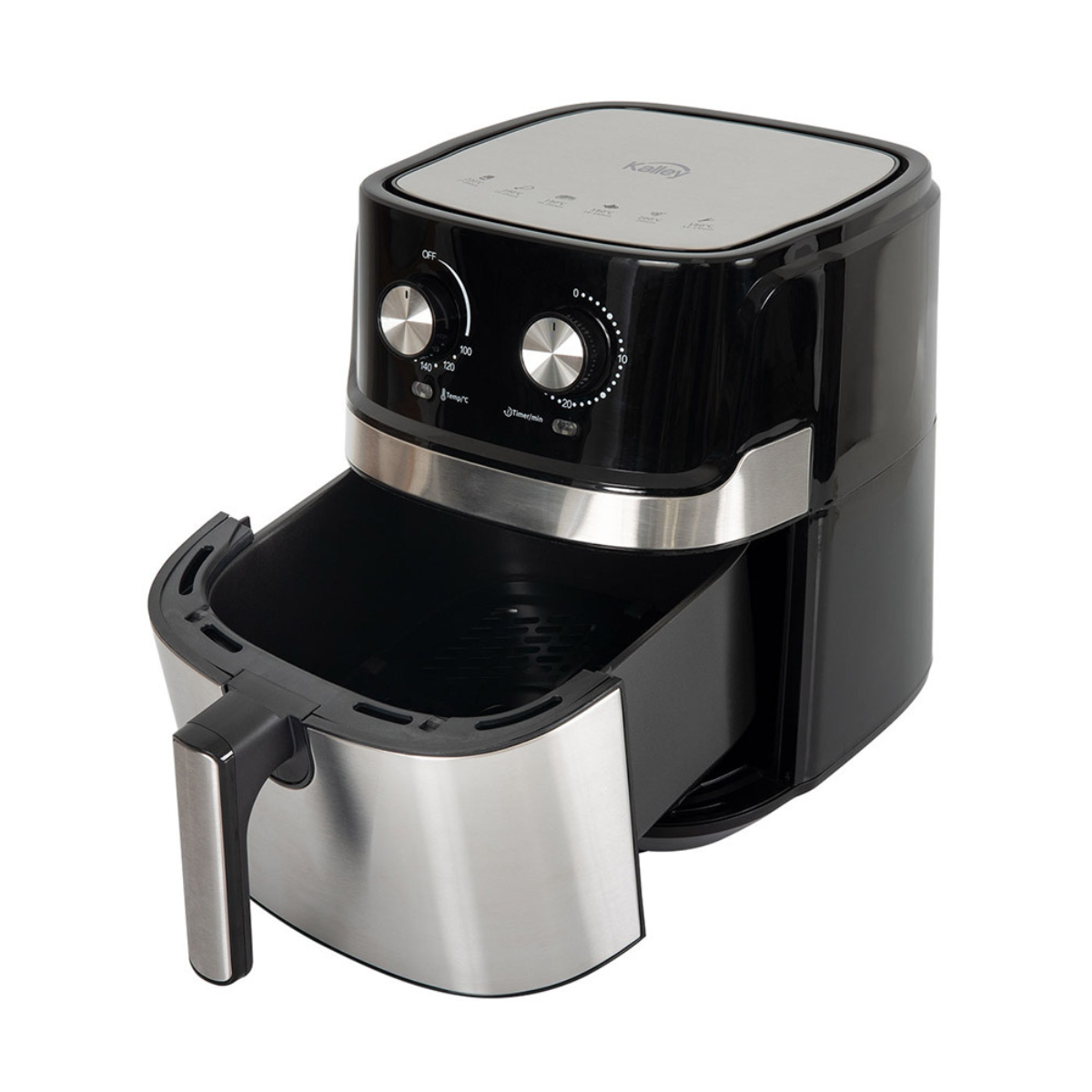Freidora de Aire KALLEY K-MAF6 6.3 Litros Manual 1700 Watts Negro