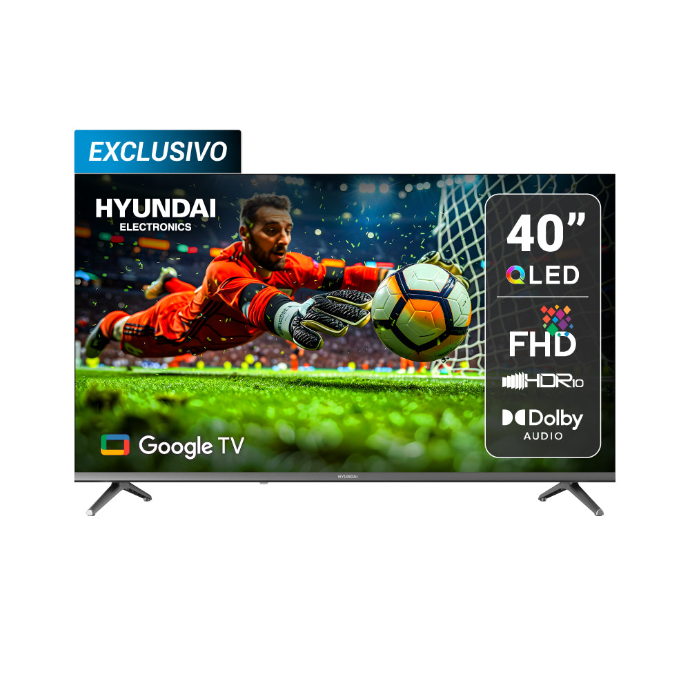 Televisor HYUNDAI 40 Pulgadas HYLED4029QG Google TV Smart Tv