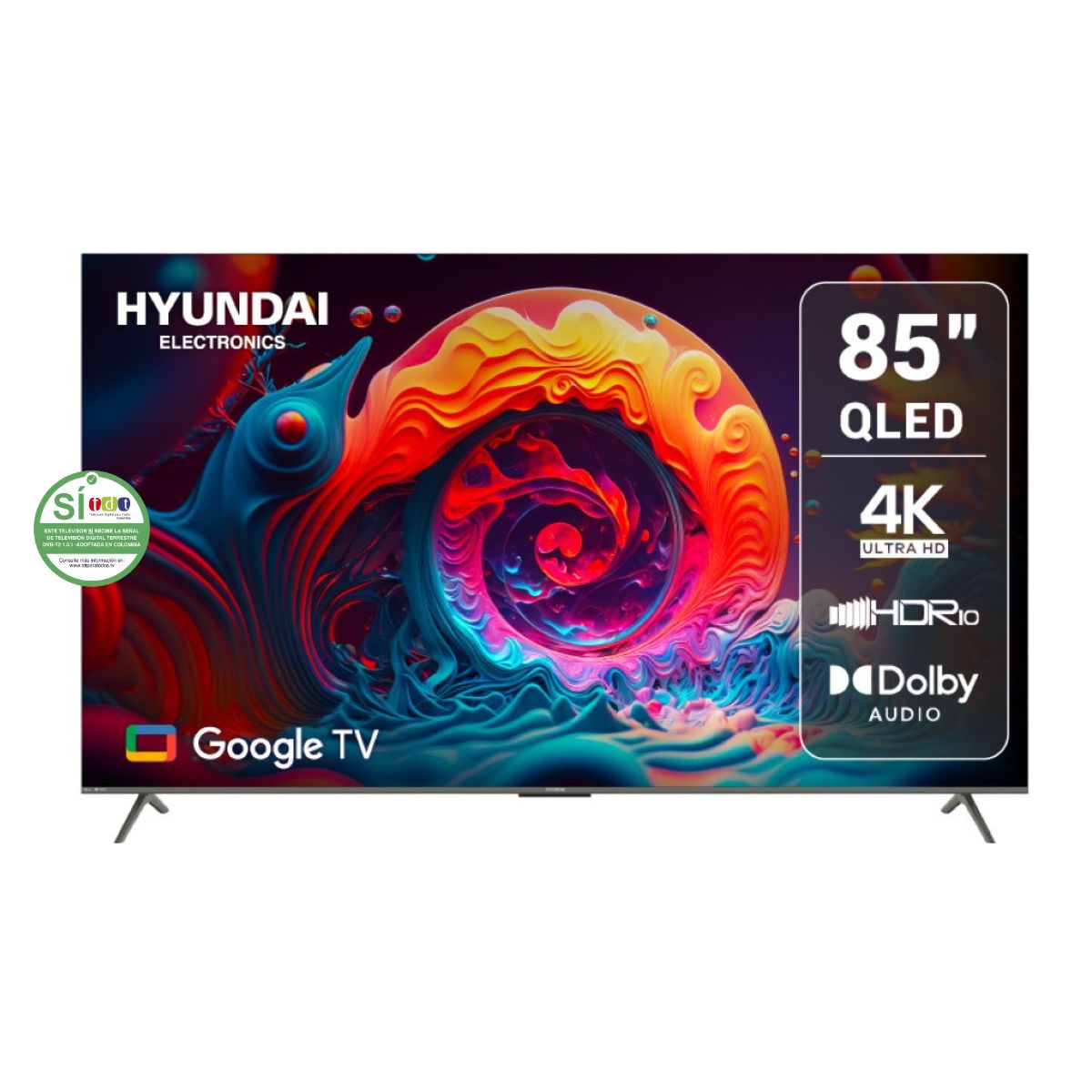 Televisor HYUNDAI 85" HYLED8503QG QLED Smart