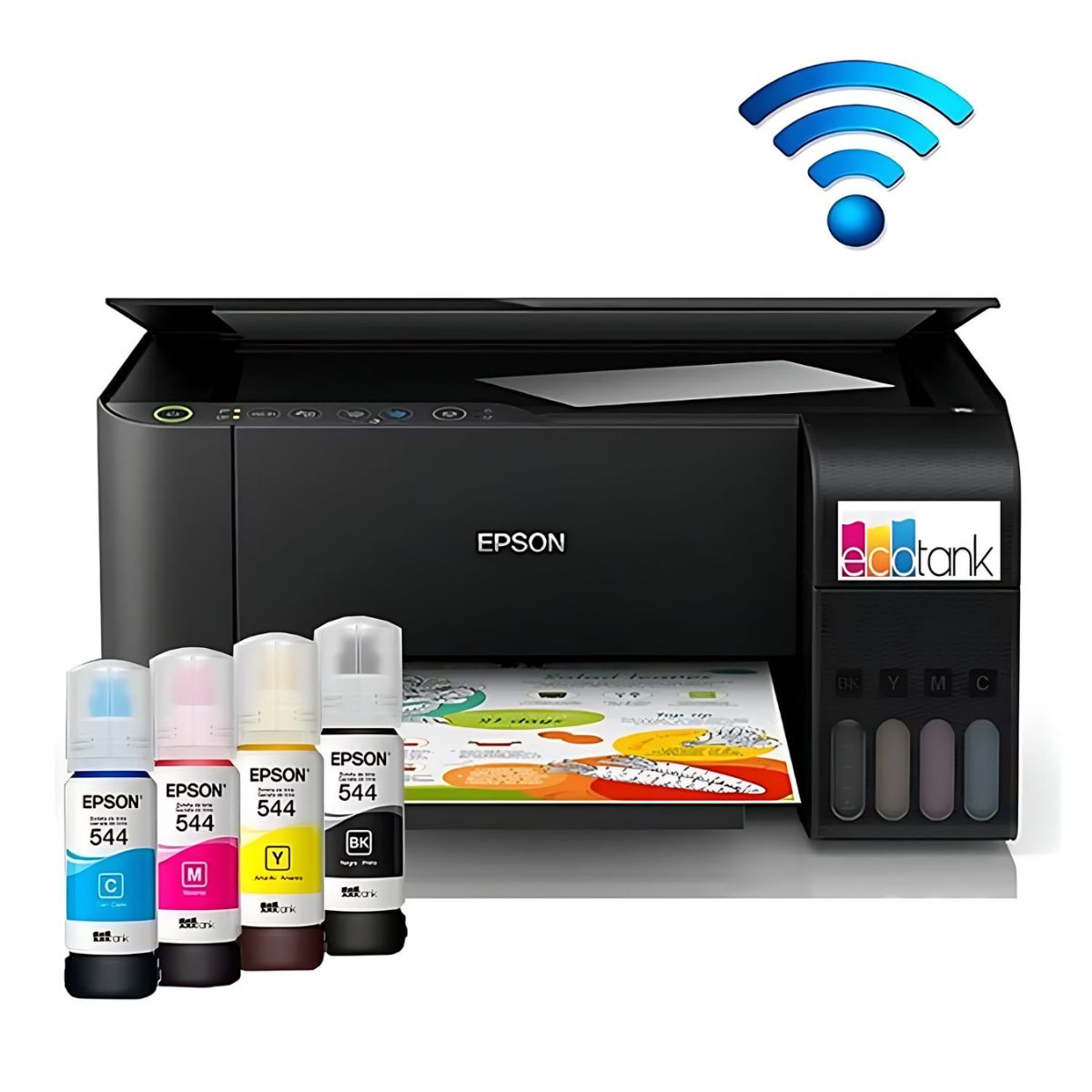 Impresora EPSON ECOTANK L3251 Multifuncional Wifi Negro