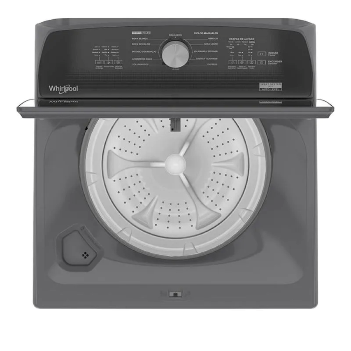 Lavadora WHIRLPOOL 8MWTWLA41WJG 25 Kilos Carga Superior Gris