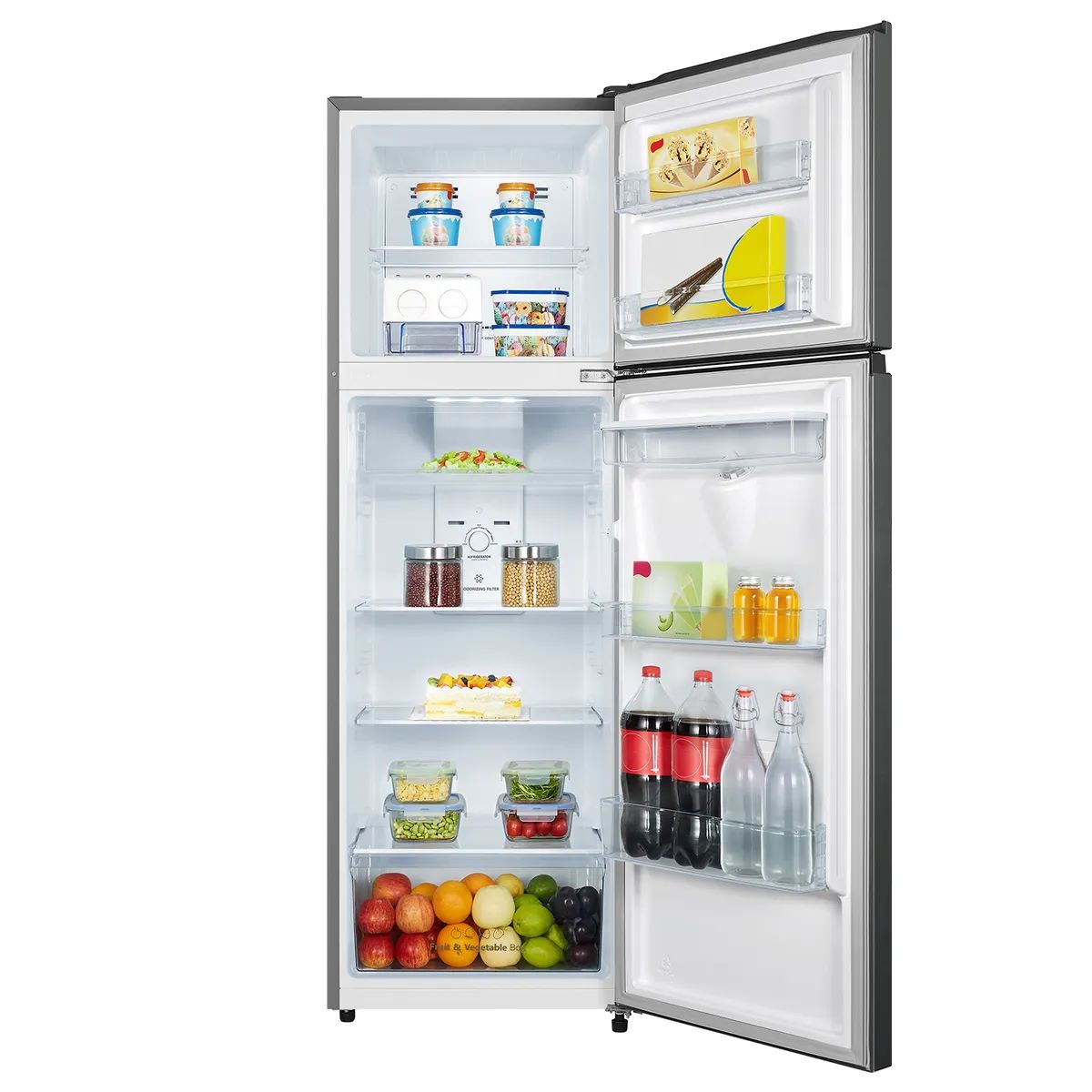 Nevera HISENSE BCD 250 248 Litros No Frost Inox