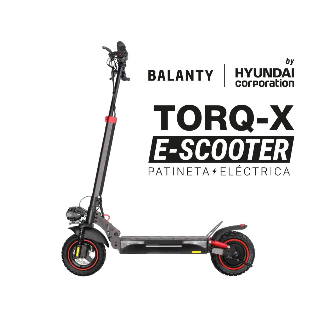 Patineta eléctrica BALANTY TORQ-X Negra