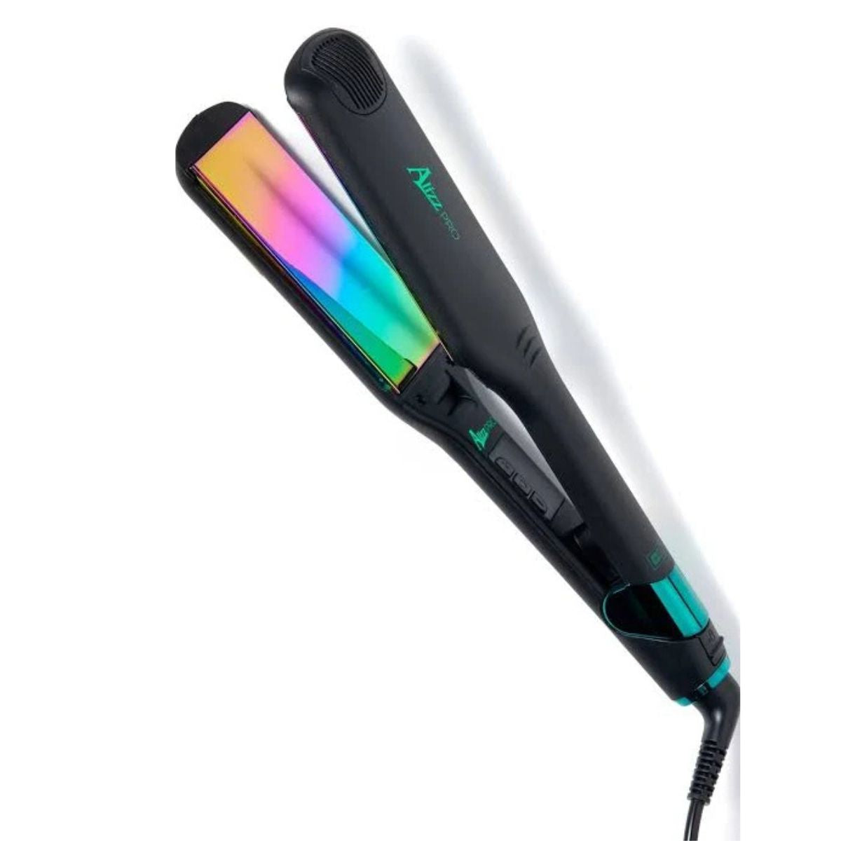 Plancha Cabello ALIZZ AURA Placas Titanium Negra