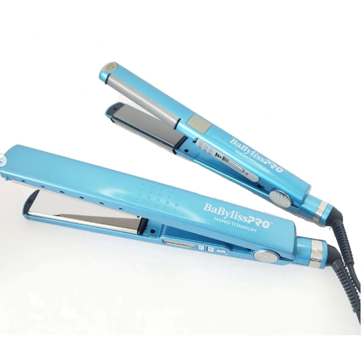 Plancha Para Cabello BABYLISS BNTBLPP402TUX 4081 + 4091 Nano Titanium Azul