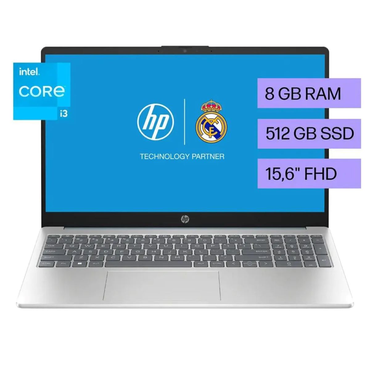 Portátil HP 15-FD0026LA CI3 512GB 8GB