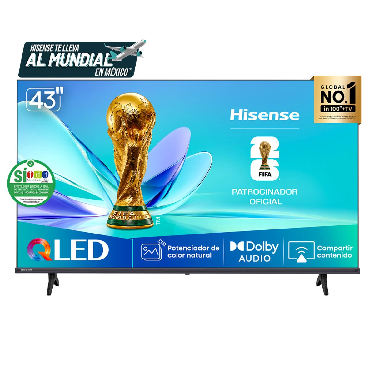 Televisor HISENSE 43" 43Q4SV VIDAA FHD