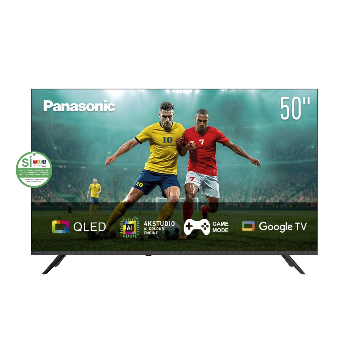Televisor PANASONIC TN-50W80CPN 50" UHD 4K Smart Tv Google Tv Con IA