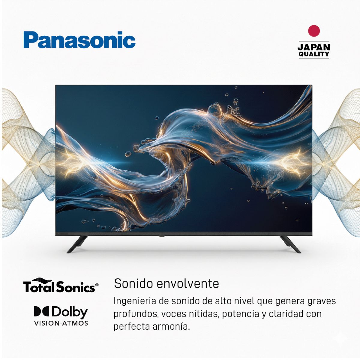 Televisor PANASONIC TN-50W80CPN 50" UHD 4K Smart Tv Google Tv Con IA