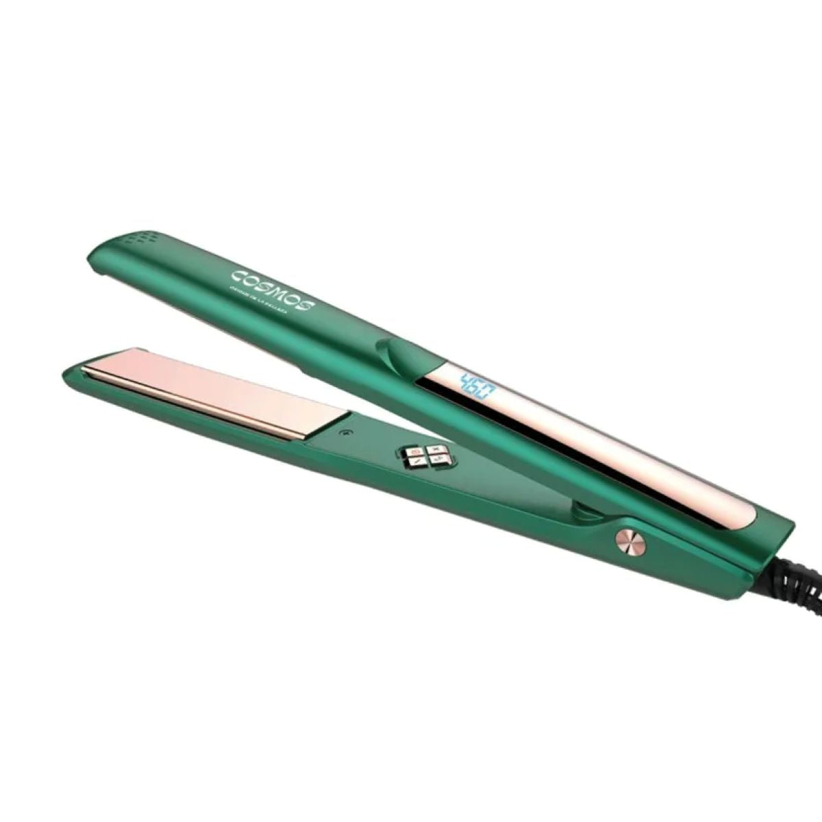 Plancha Cabello COSMO Lira CMS-535L Titanio Verde