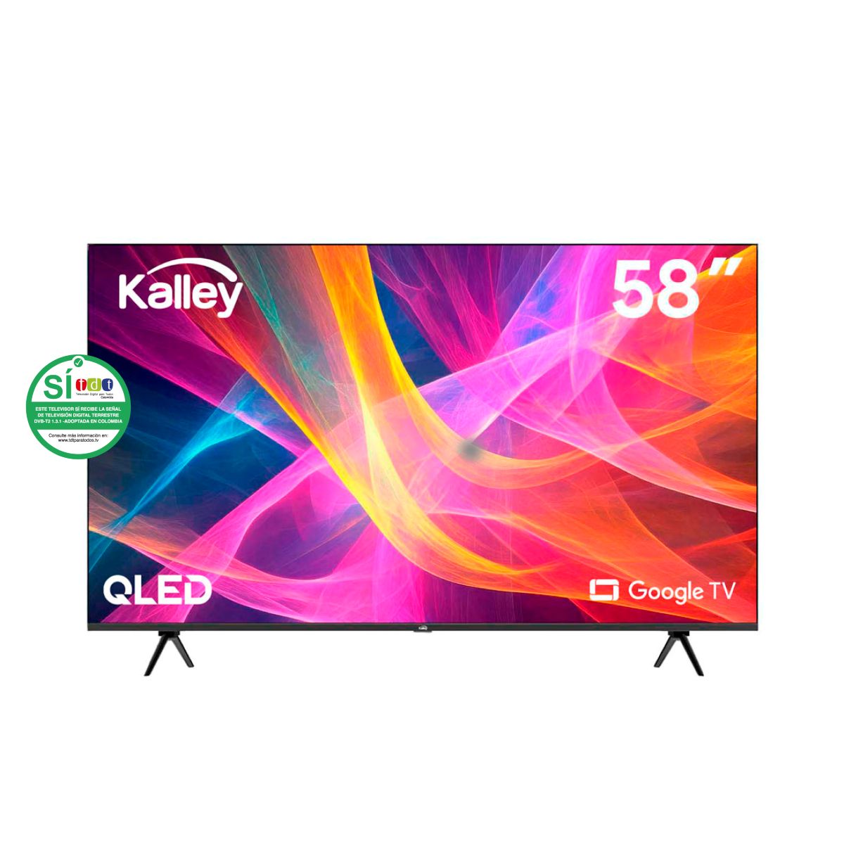 Televisor KALLEY 58" 4K UHD QLED Smart TV Google