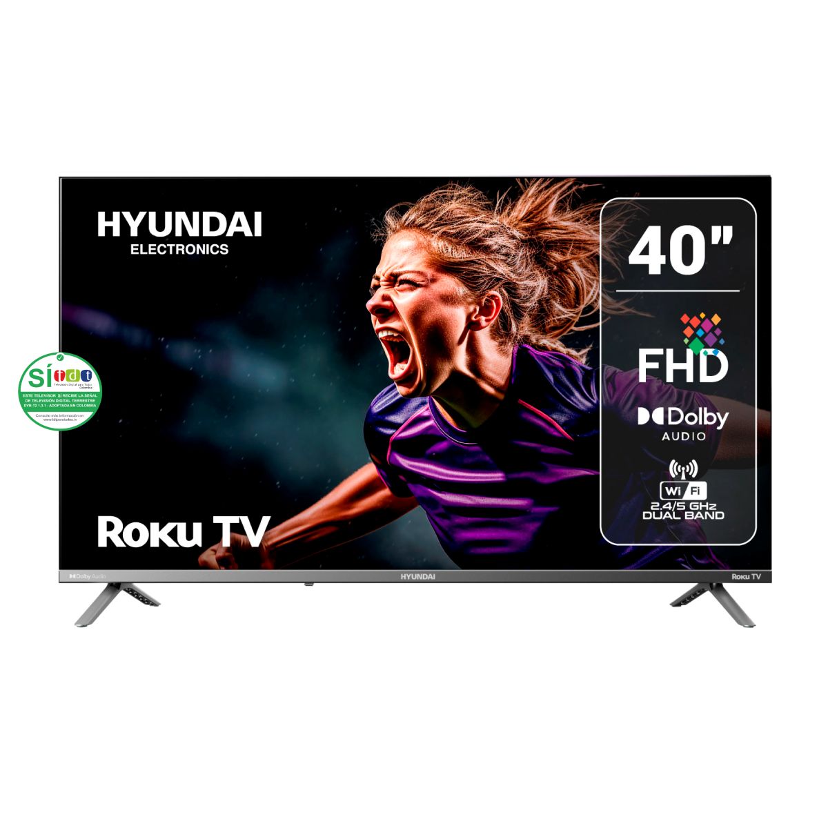 Televisor HYUNDAI 40" HYLED4027RiM FHD Roku