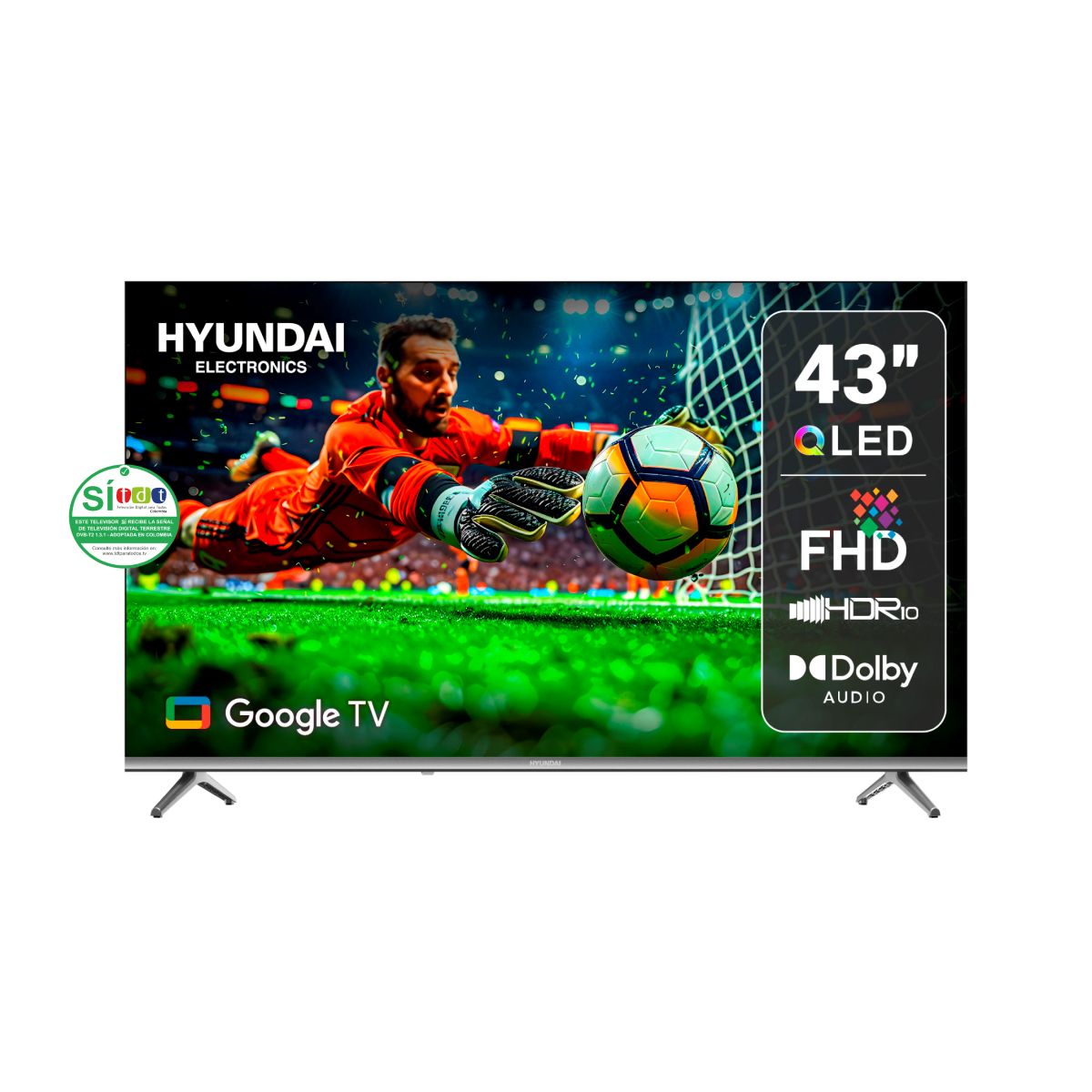Televisor 43" HYUNDAI HYLED4326QG Multisy FHD