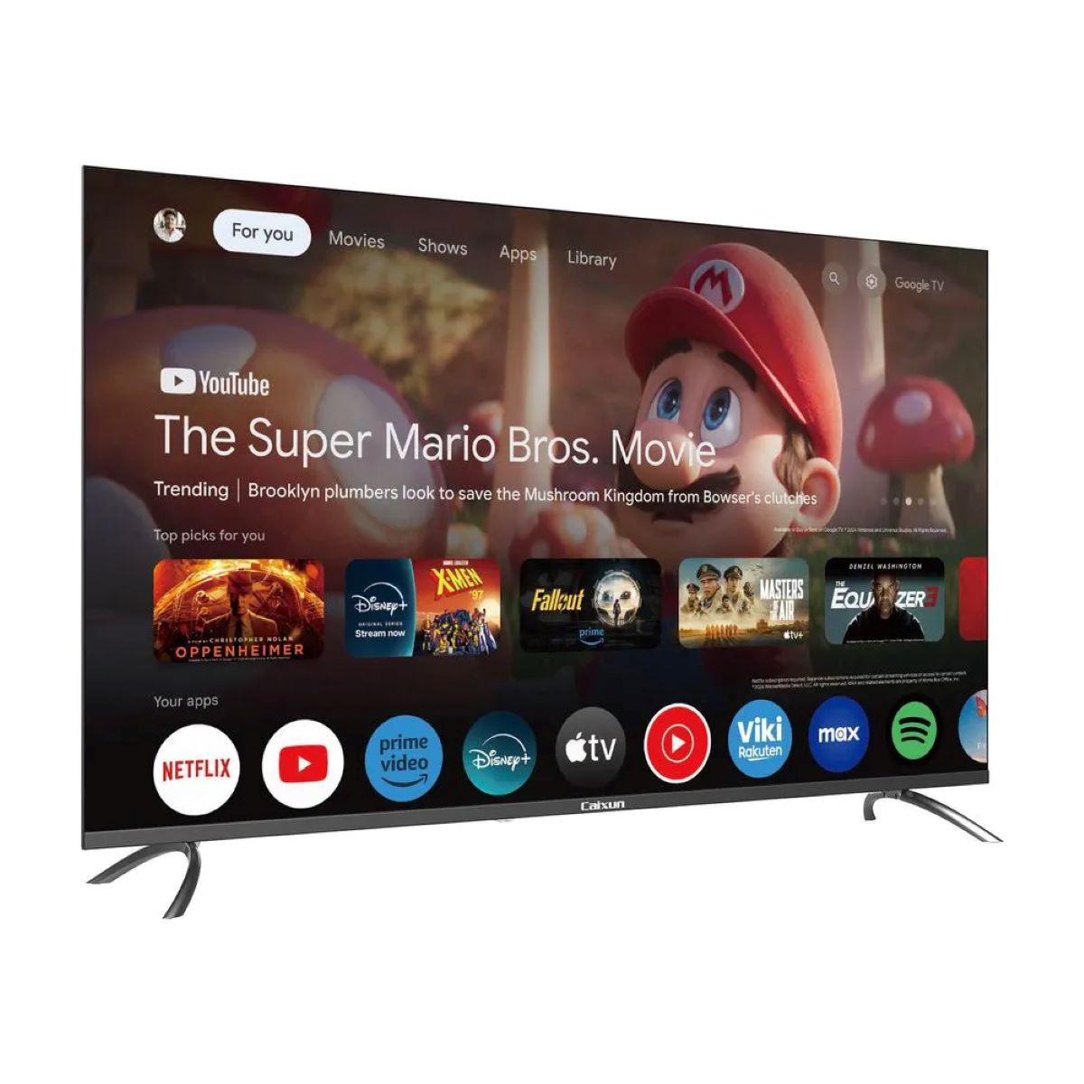 Televisor CAIXUN 55" C55VAUGQ UHD 4K Google TV