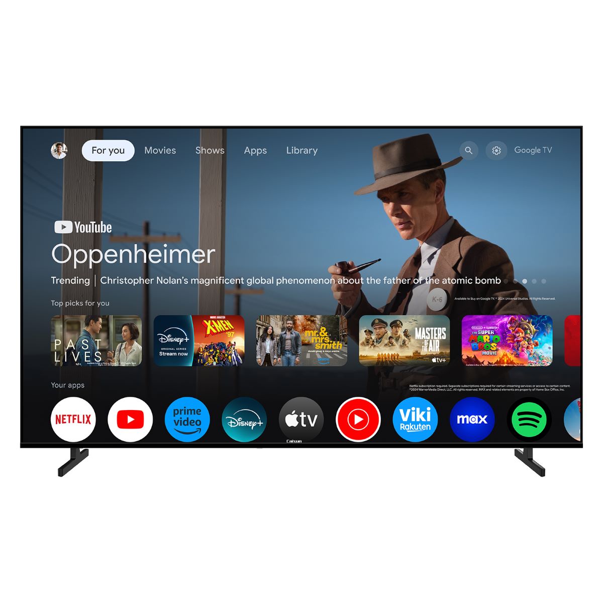 Televisor CAIXUN 65" C65KAUG Google TV UHD-4K