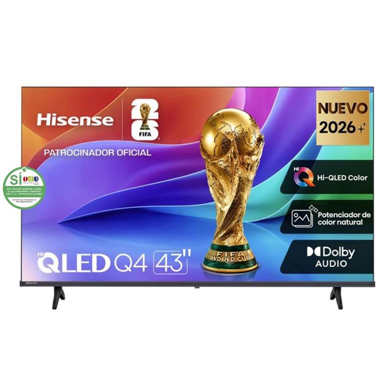 Televisor HISENSE 43" 43Q4SV VIDAA FHD