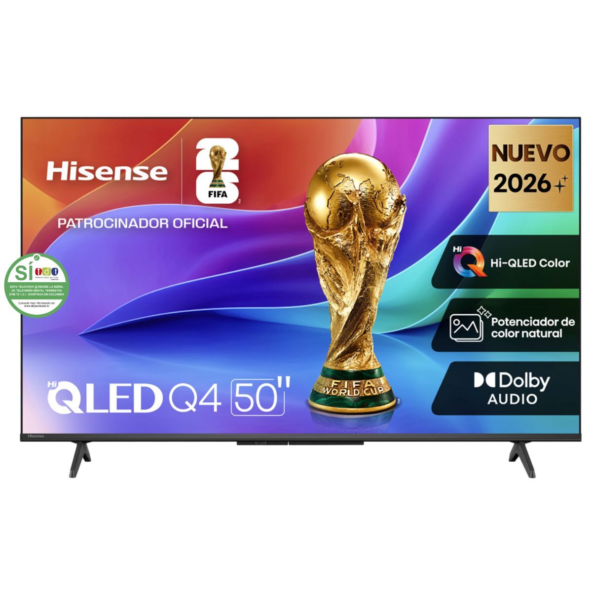 Televisor HISENSE 50" 50Q4SV VIDAA FHD