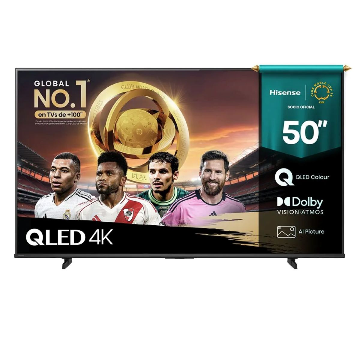 Televisor HISENSE 50" 50Q6QV UHD 4K Qled
