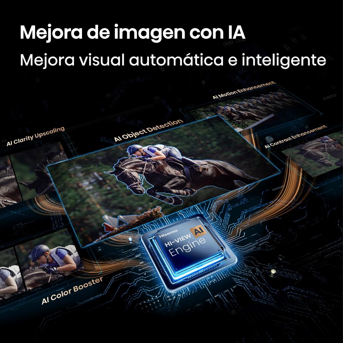 Televisor HISENSE 50 Pulgadas 50U6ESV Uled Miniled 4K UHD
