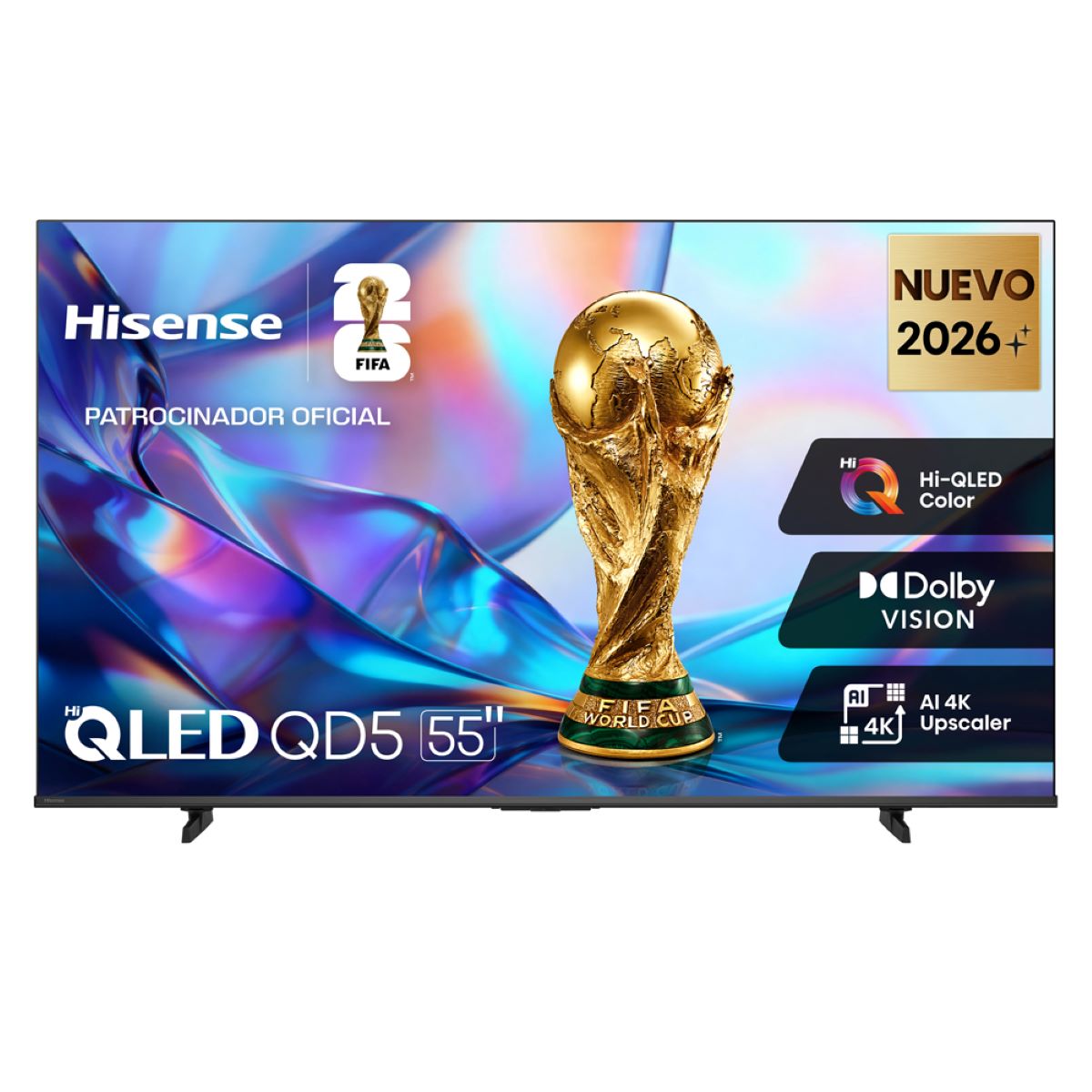 Televisor HISENSE 55" 55QD5SV UHD 4K Procesador Vidaa