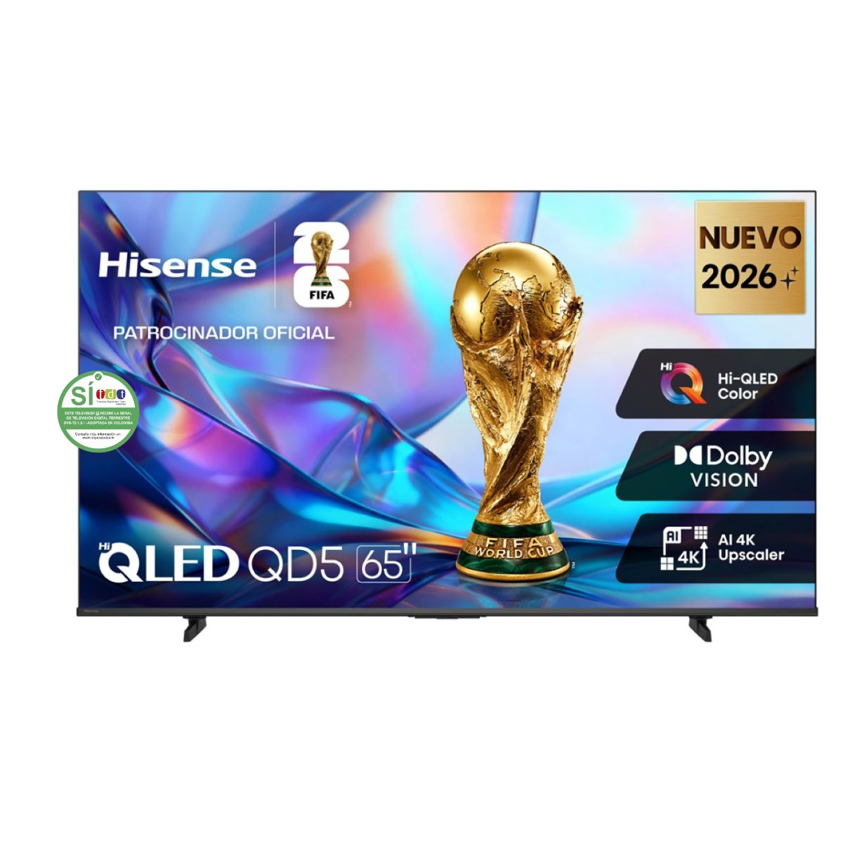 Televisor HISENSE 65 Pulgadas 65QD5SV65P UHD 4K VIDAA