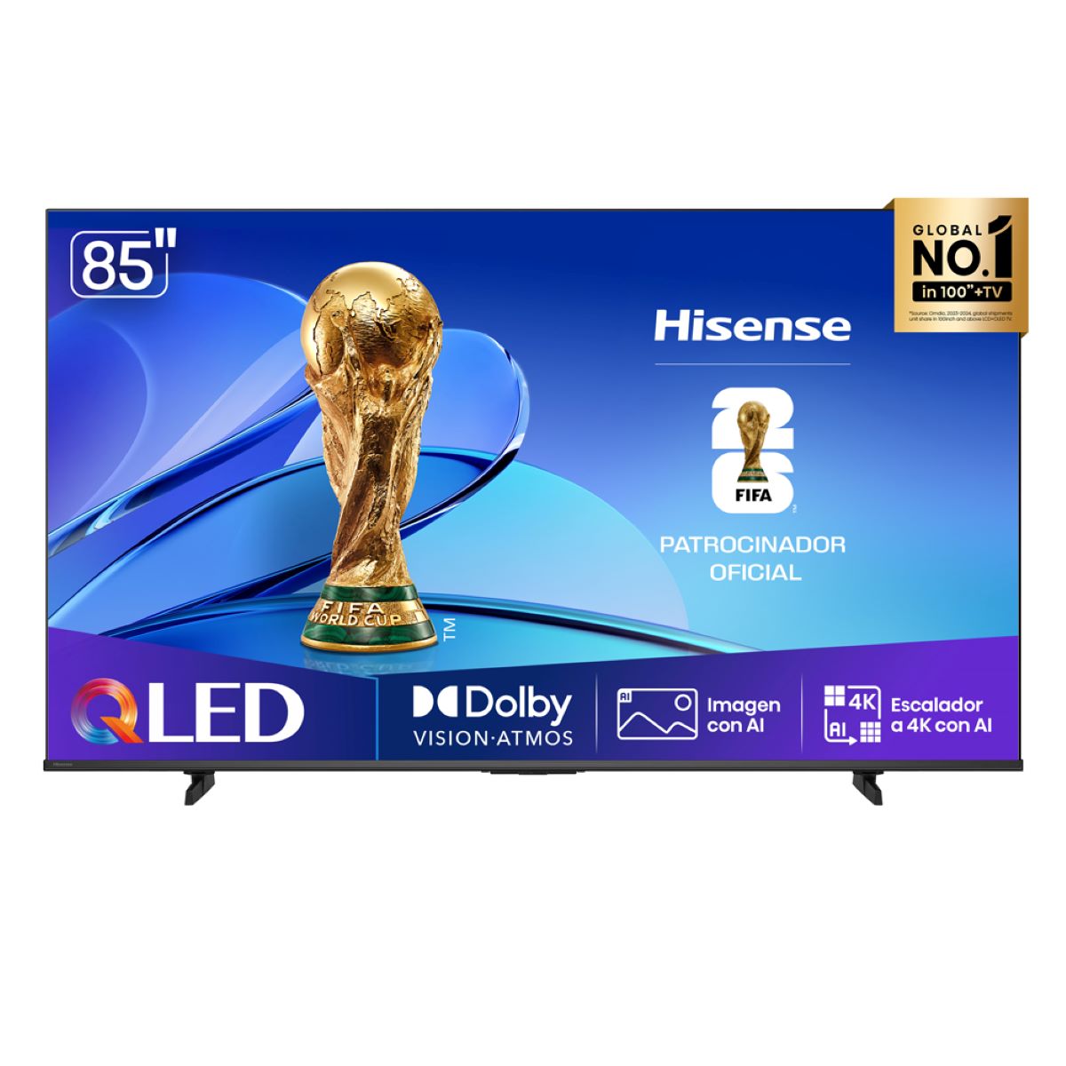 Televisor HISENSE 85" 85Q6QV UHD 4K Procesador Vidaa