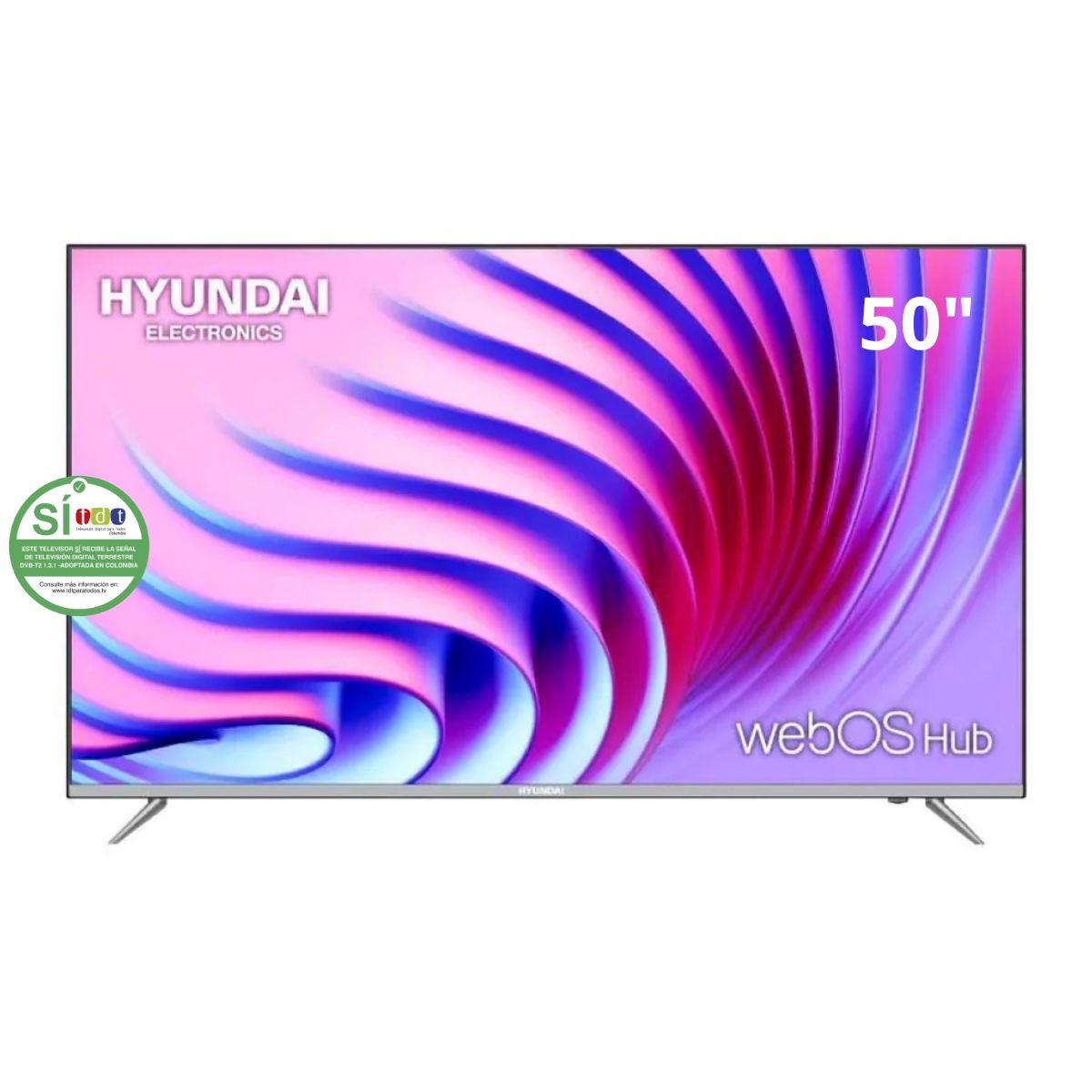 Televisor HYUNDAI 50" HYLED5017W4KM Web Os