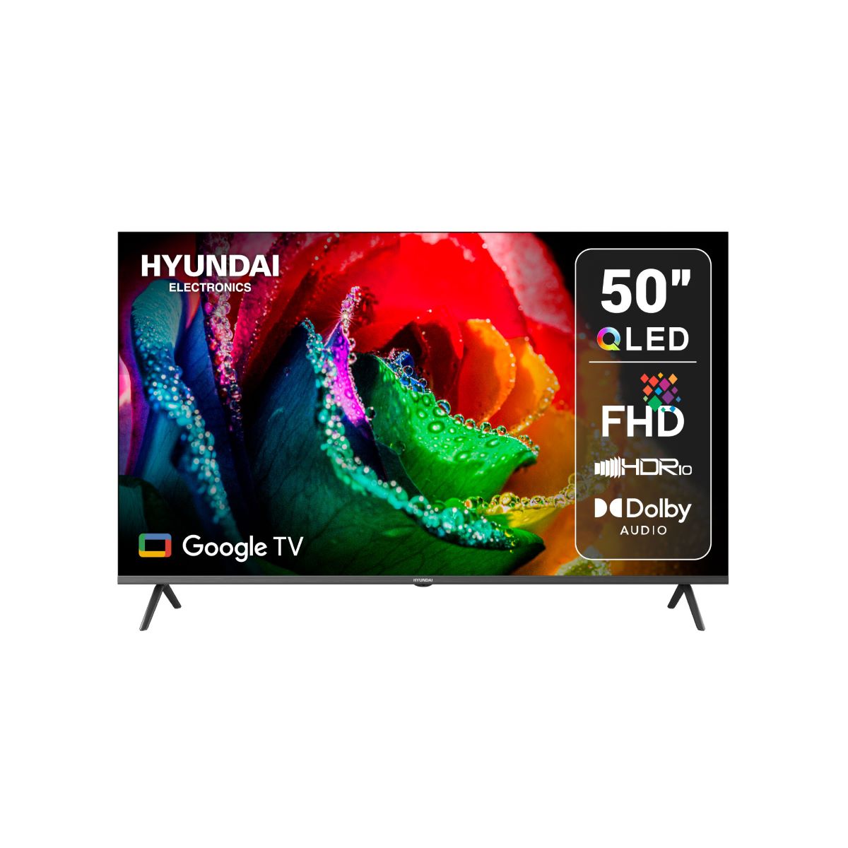 Televisor HYUNDAI 50 Pulgadas HYLED5027QFG FHD Google TV