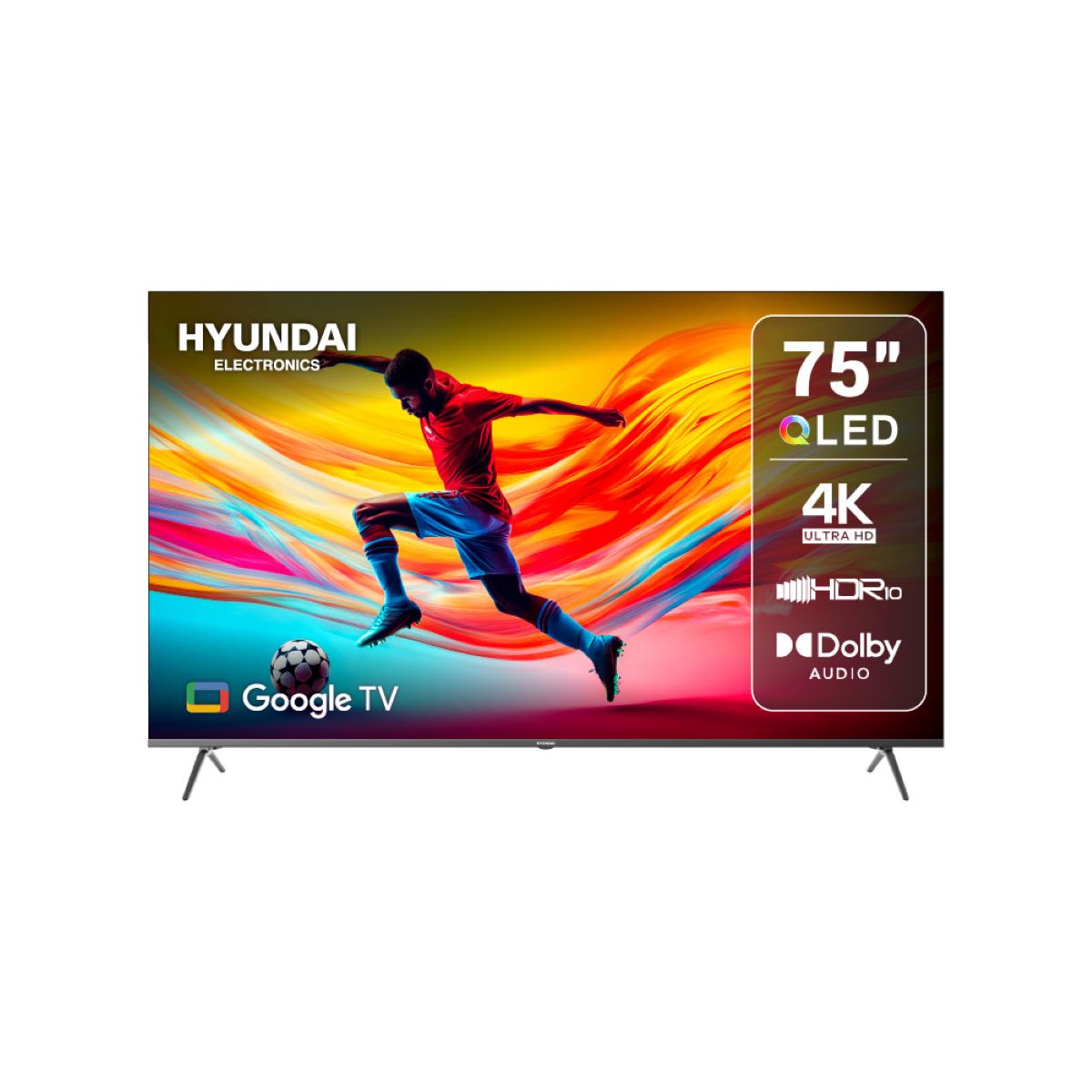 Televisor HYUNDAI 75” HYLED7504QG 4K Google TV