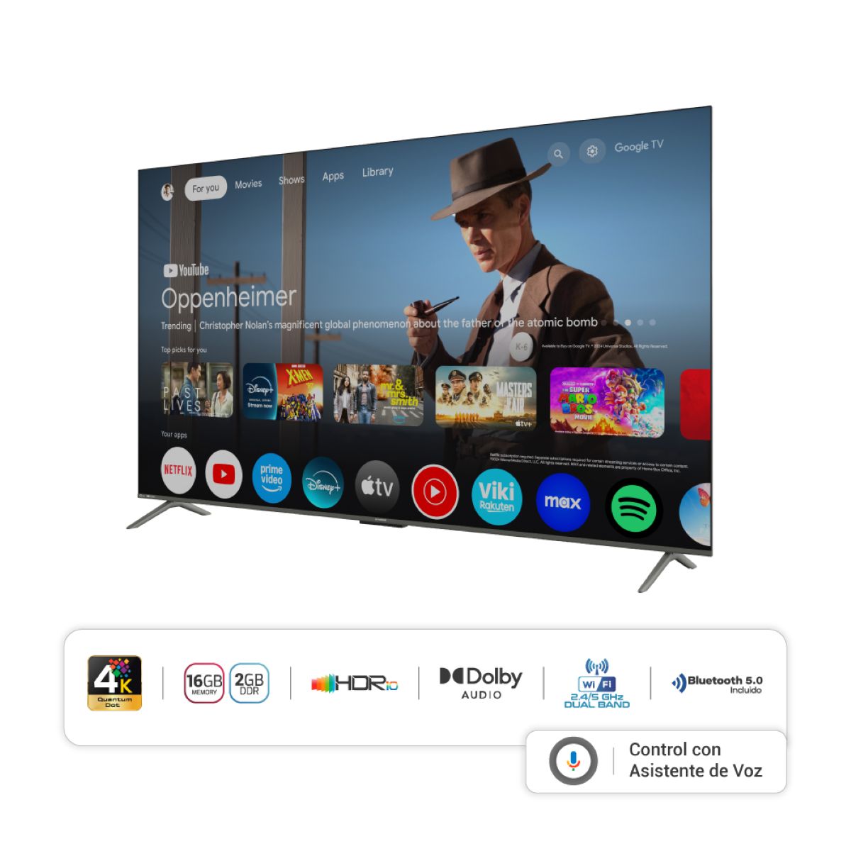 Televisor HYUNDAI 85" HYLED8503QG QLED Smart