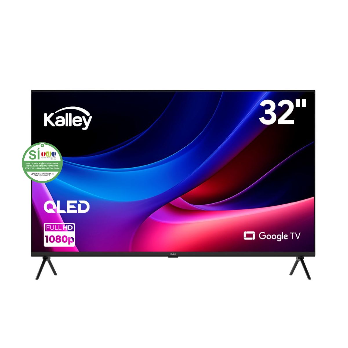 Televisor KALLEY 32” 32GQ200 FHD Qled Google Tv