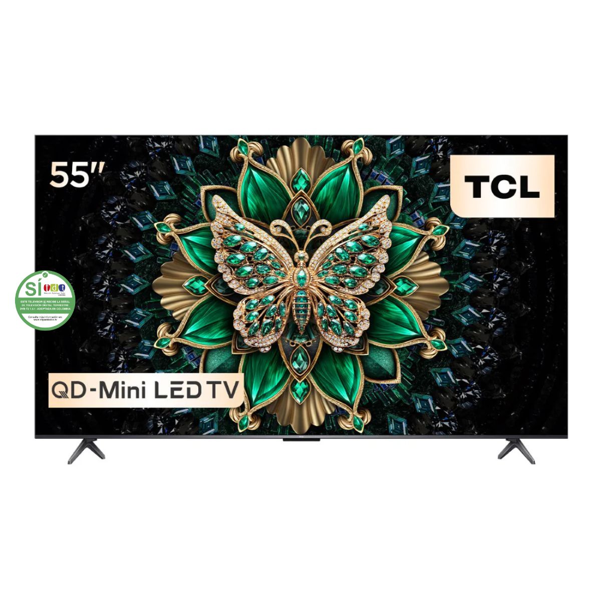 Televisor MINILED TCL 55C6K 55 Pulgadas UHD 4K Google TV + Barra Sonido TCL S45H