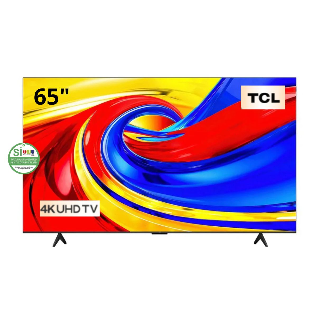 Televisor TCL 65" 65P7L UHD-4K Google TV Negro