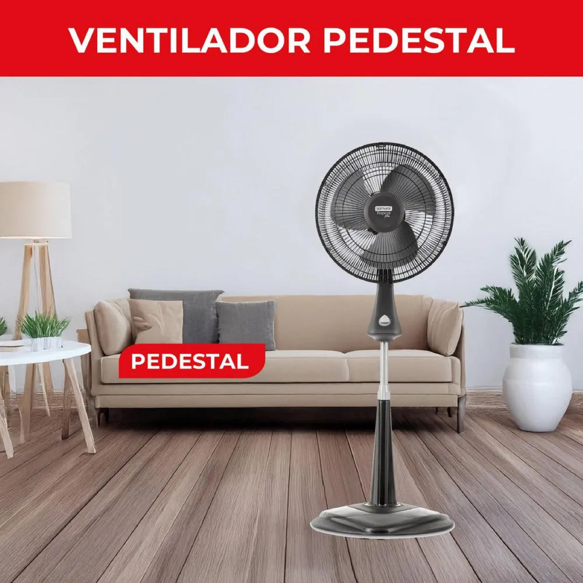 Ventilador SAMURAI TROPICAL PLUS NEGRO VE2312I0