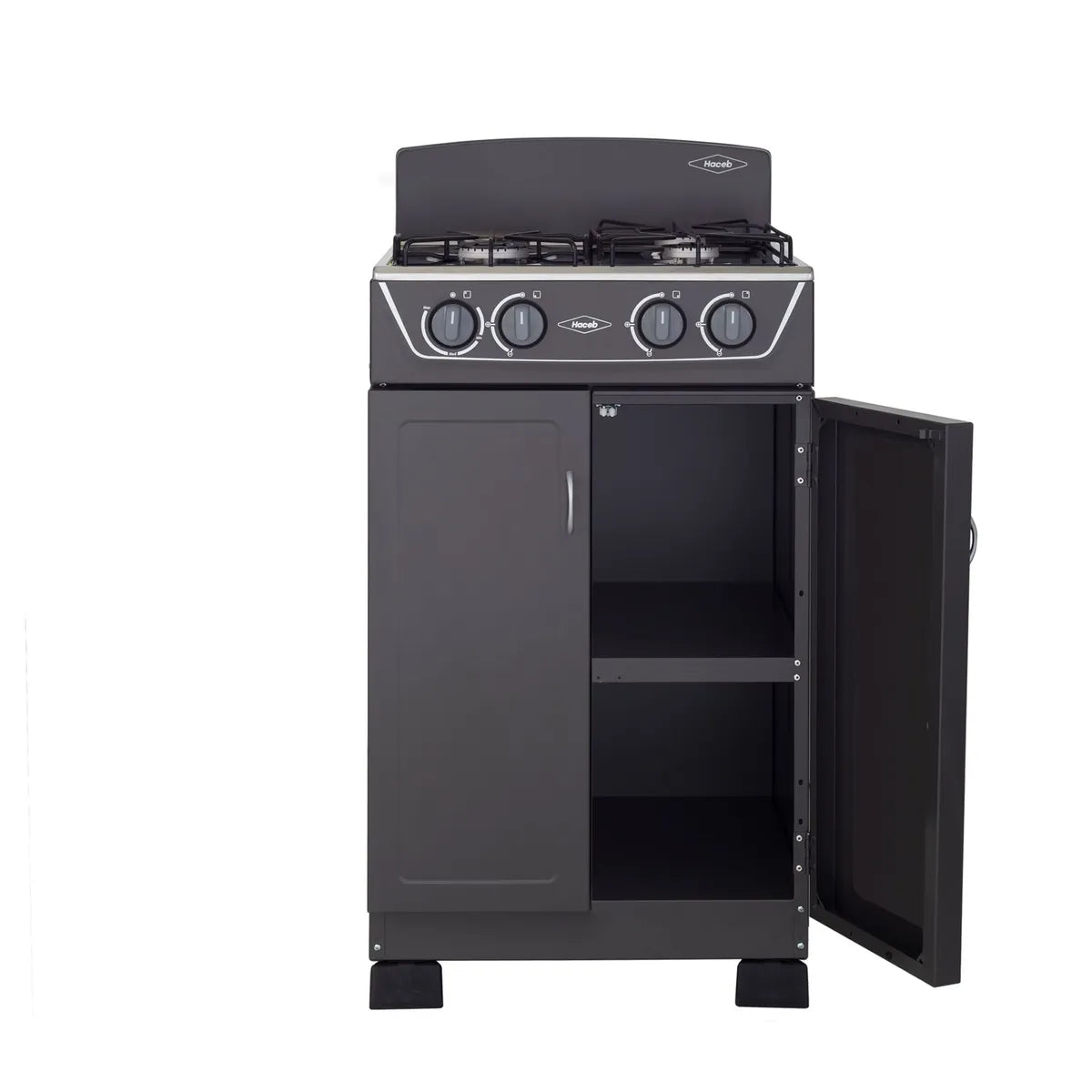 Estufa HACEB CC ROMERO T Gabinete MIX 3X1 Gas Propano Plata