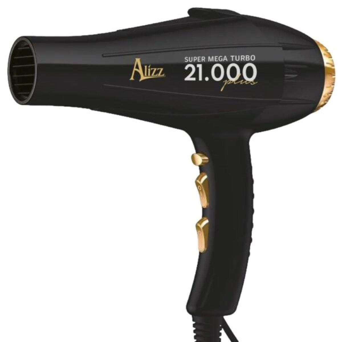 Secador ALIZZ Super Ionit 21000 Negro Con Difusor