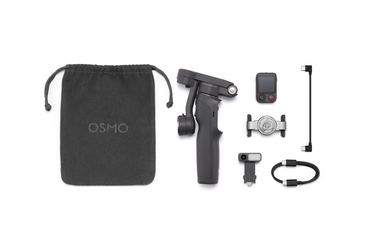 Estabilizador DJI Osmo Mobile 8P Advanced Combo 3 Ejes Gris
