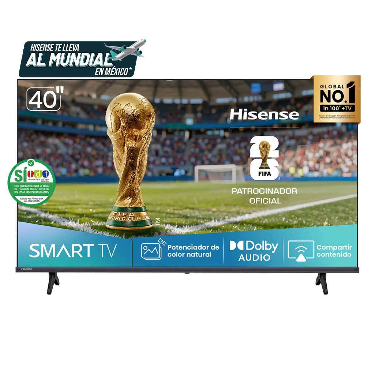Televisor HISENSE 40" 40A4NV VIDAA Smart Tv