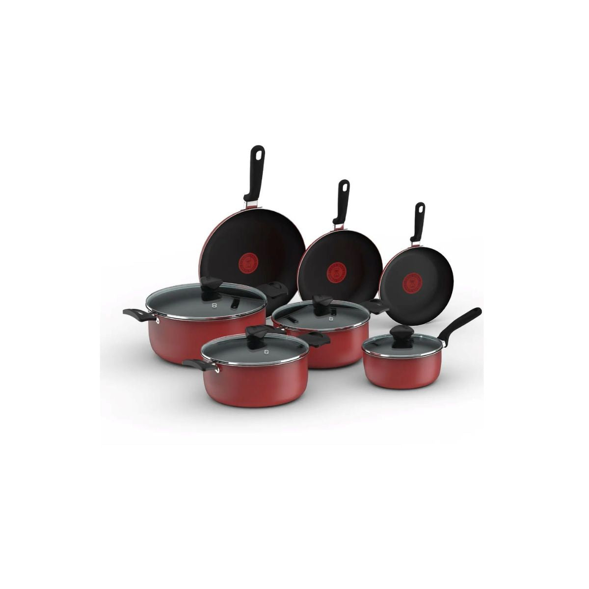 Bateria IMUSA 5819400 11 Piezas A/PT TV Rojo