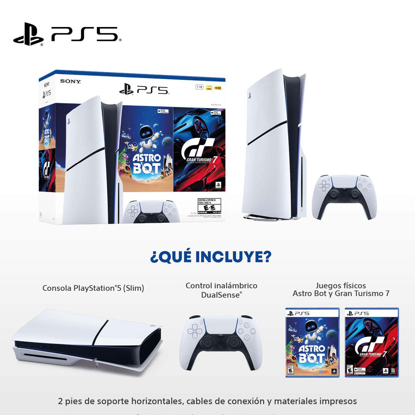 Consola PlayStation 5 Slim Estándar 1TB + GT7