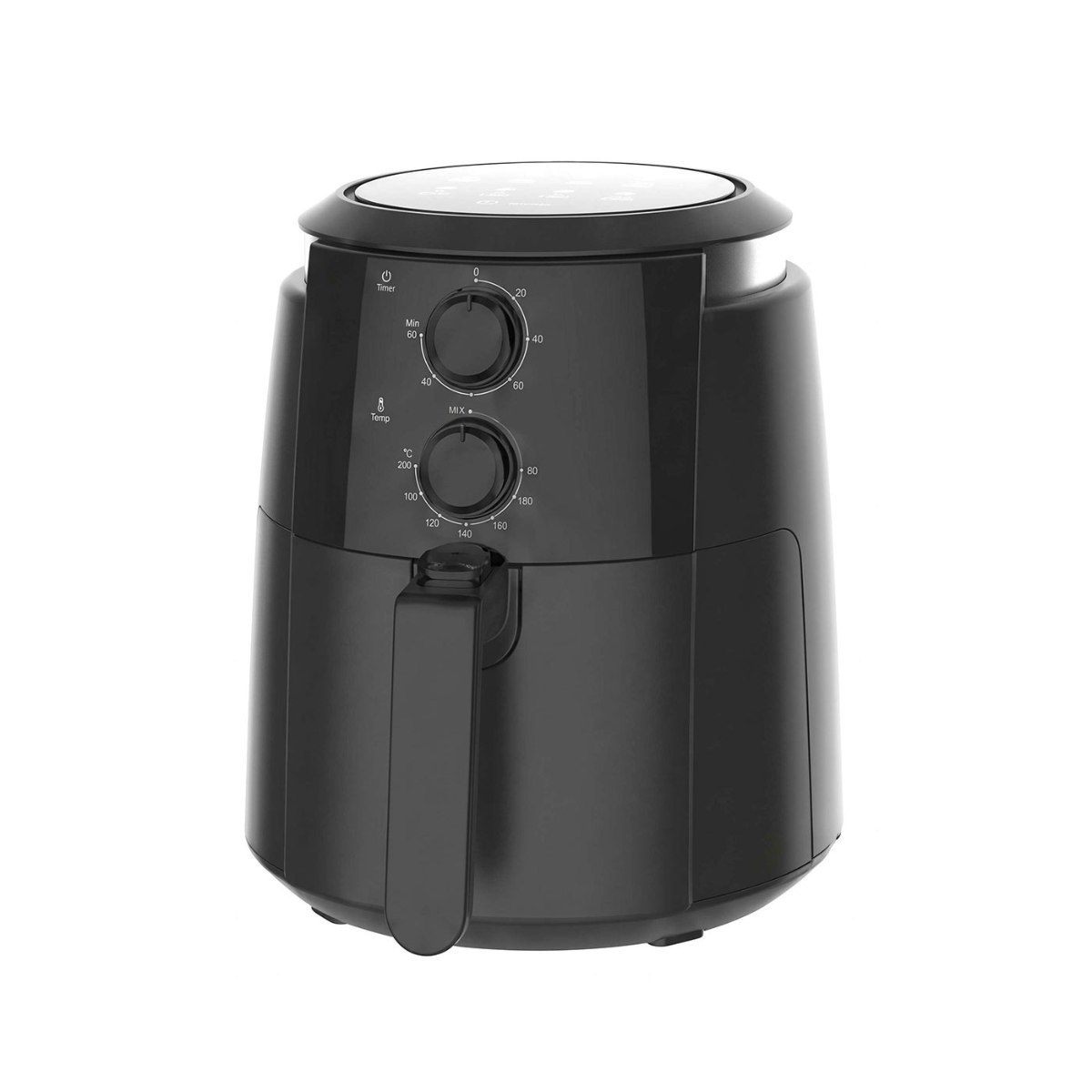 Freidora de Aire KALLEY K-MAF35 3.5 Litros Manual 1500W Negro