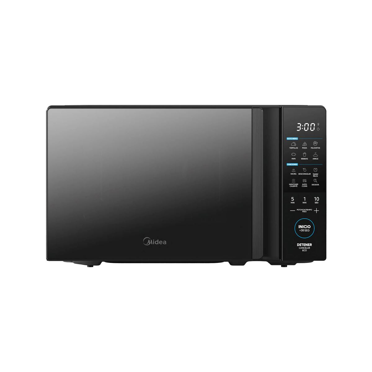 Horno Microondas MIDEA 31 Litros TasteExpress Puerta Espejo 1.1 Negro
